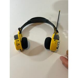 KOSS Headphones HR110Y Dynamic Bass Boost Sound AM/FM Stereo Radio